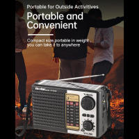 Radio De Emergencia Portátil Con Energía Solar BT Altavoz Ranura Para Tarjeta TF Linterna Mano Al Aire Libre Preparación De Emergencias - details 8