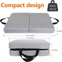 Cojín de asiento portátil para acampar al aire libre, para viajes, de fibra de aire, plegable, para estadio - details 7