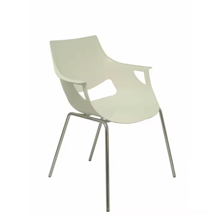 Piqueras Y Crespo - Pack de 3 Sillas Torrenueva Blancas - Diseño Moderno y Alta Calidad - 1