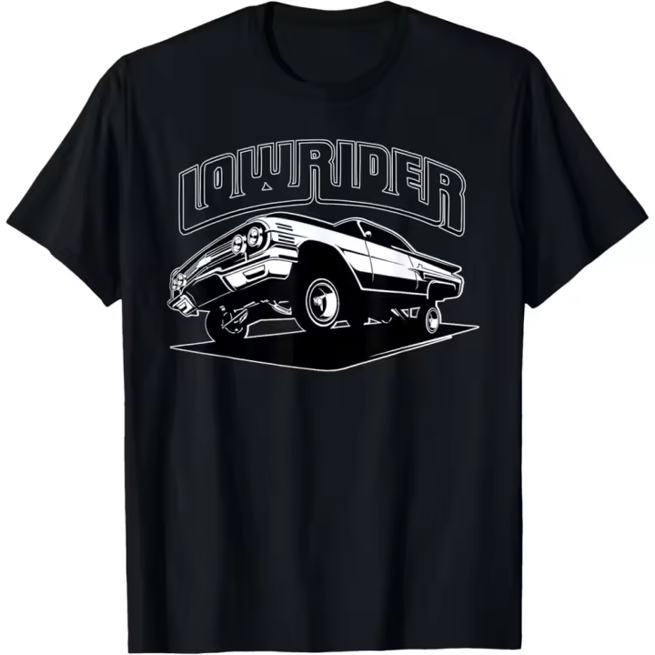 Camiseta de Manga Corta, 100% Algodón, Ropa Unisex para Hombres y Mujeres en 5 Tallas, Camiseta Negra, Cuello redondo con estampado. - 1