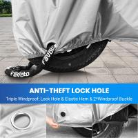 Cubierta Para La Motocicleta Impermeable 190T Poliéster Tafetán Resistant Al Desgas Protección UV Y Antichicken Para Todas Las Estaciones Adecuada Para Exterior Y Interior Scooter - details 0