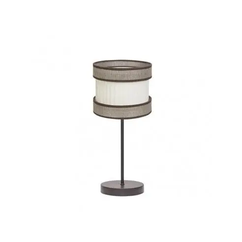 FABRILAMP Lámpara de Mesa Sobremesa Pequeña Marrón/marrón-beige 45x18x18 Cm - Diseño Moderno - 1