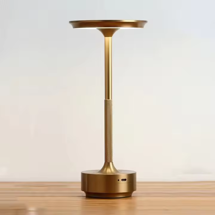Lámpara De Mesa Inalámbrica Recargable Con Sensor Táctil Luz Nocturna LED Para Lectura Decoración De Habitaciones Restaurantes Hoteles Bares - 1