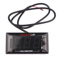 Voltímetro Digital LED Para Motocicleta Resistente Al Agua Medidor De Tensión Con Soporte Rango 12-150V Muestra De Voltaje - details 5