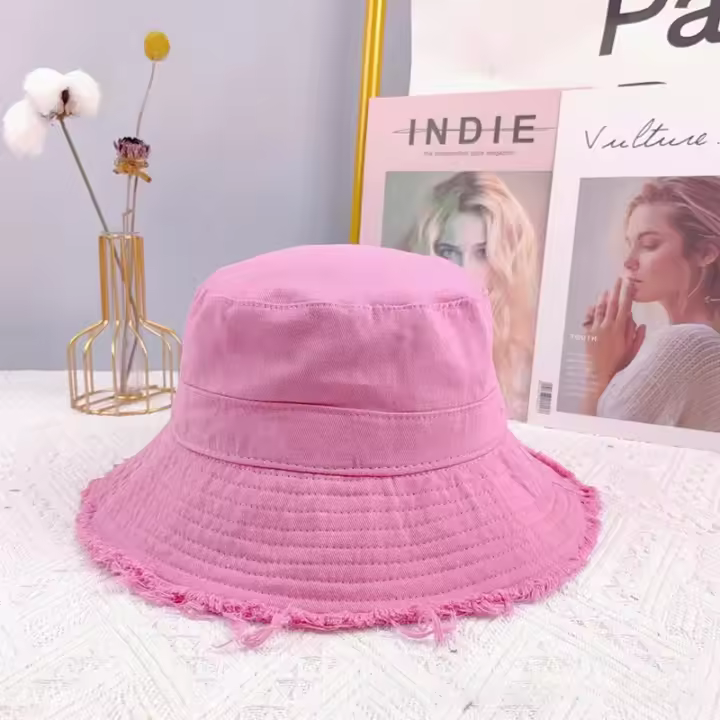 Sombrero De Buho De Moda Para Mujer Marca Diseñadora Lujo Protección Solar Verano Playa Estilo Casual Color Sólido Tamaño Adulto - 1