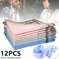 Pañuelos De Mano 12Pcs Cuadrados Multicolor Rayados Para Hombres Y Mujeres Para Bodas Fiestas Negocios Toalla De Pecho - details 3
