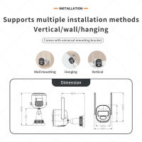 Cámara De Seguridad Tuya 4MP Bullet Exterior WiFi 2.4G/5G Monitoreo CCTV Video Inteligente Compatible Con Alexa Google - details 3