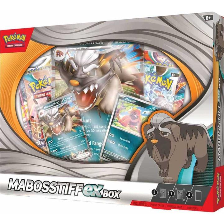 Caja Mabosstiff EX - Inglés - Cartas Pokemon Originales Tcg