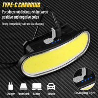 Lámpara Frontal De Pesca Super Brillante COB Luz De Trabajo Portátil Luz De Camping Al Aire Libre Con Luz Blanca Y Roja Pantalla De Poder - details 6