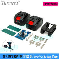 Turmera Caja De Batería Para Destornillador 18V 21V Soporte De Batería 18650 5X 10X 15X 20X Con BMS 50A Máx.100A Para Reparación De Taladro Eléctrico - details 23