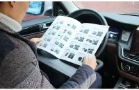 Soporte Portátil Para Coche Para Rueda De Volante Mesa De Comedor Computadora Trabajar Comer Beber Café Libros Soporte De Aluminio Universal - details 10