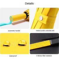 Paraguas Automático Resistente Al Viento Y Sol Con Protección UV Grande Plegable Para Hombres Y Mujeres Paraguas De Lluvia Con 72 Costillas - details 2
