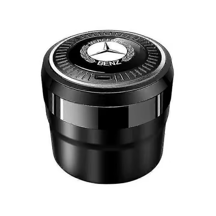 Adecuado para Mercedes-Benz Cenicero Nuevo C/A/E-Class Glc260l/E300L Coche S-clase Gla200 Interior Suministros (negro) - 1