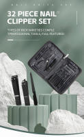 Set De Manicura Y Pedicura Profesional 7/32 Piezas Herramientas De Aseo Incluye Cuidado De Uñas Y Plumas Faciales Para Dedos Y Tobillos - details 0