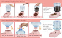 Dispensador automático de agua, alimentador de gran capacidad para mascotas, cuenco de comida para perros pequeños, cuenco para gatos, bebedero de alimentación para mascotas - details 3