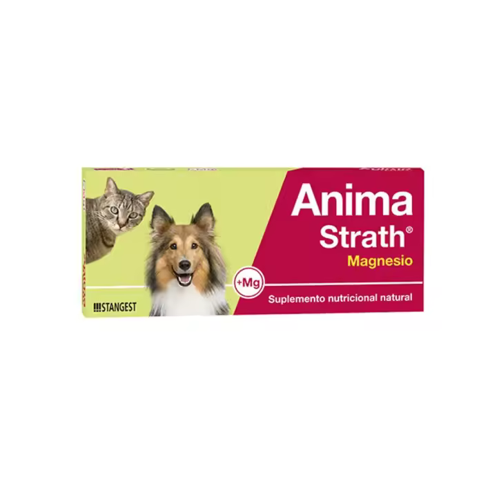 Anima Strath Magnesio 40 comprimidos Fortificante natural con Magnesio para perros y gatos STANGEST - 1