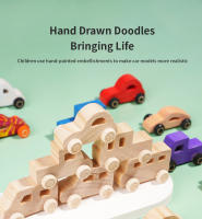 Coche De Graffiti De Madera DIY Para Niños Set De Pintura Y Coloración Modelo De Construcción Tridimensional Sin Baterías - details 3