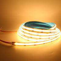 Tiras LED COB CCT 24V DC12V 608LEDs FCOB Luz Dimmable Doble Color 10MM PCB 1M 3M 5M Alta Densidad Flexibles Ra90 Cinta Lineal - details 3