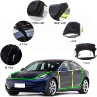 Kit De Sellado Para Puerta De Tesla Model Y Juniper Model 3 Highland Reducción De Ruido Y Aislamiento De Viento En Goma - details 0