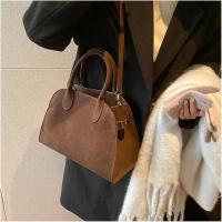 Bolso de Ante Mujer, Bolso Bandolera Ante Mujer, Bolso de Mano Vintage de Gamuza para Mujer, Suede Tote Bag, Bolso Retro de Moda de Gran Capacidad - details 1