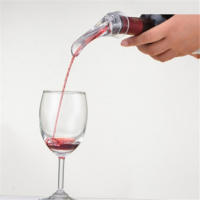 Aerador De Vino Acrylic Premium Tapón Decantador Para Botella Dispensador De Licor Ecológico PP Uso En Casa Y Bar - details 11