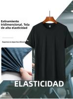 Camiseta Corta De Seda Hielo Para Hombre Alta Calidad Transpirable Conjunto De Deporte Al Aire Libre Cómodo Y Fresco Con Shorts De 5 Puntos - details 5