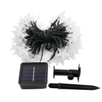 Luces De Cadena Solar Estelar Para Exteriores Impermeables LED Para Decoración De Navidad Patio Jardín Porche Boda - details 0