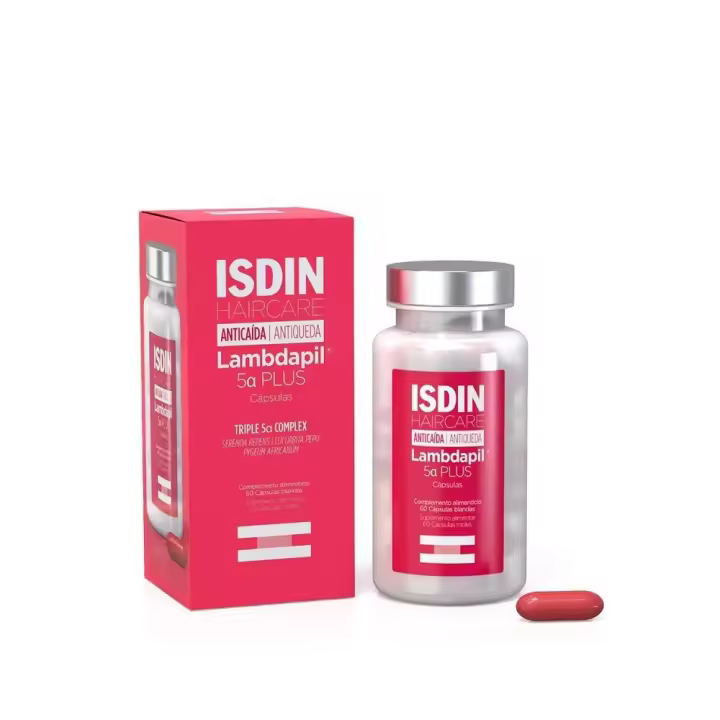 Isdin Lambdapil 5 Alfa Plus 60 Cápsulas para el Cabello y las Uñas - 1