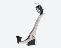 Buarfe Gama Deluxe. Soporte Elite Inox. (Sin Base). Acero Inoxidable AISI-304 y Polietileno PE-500 negro - details 1