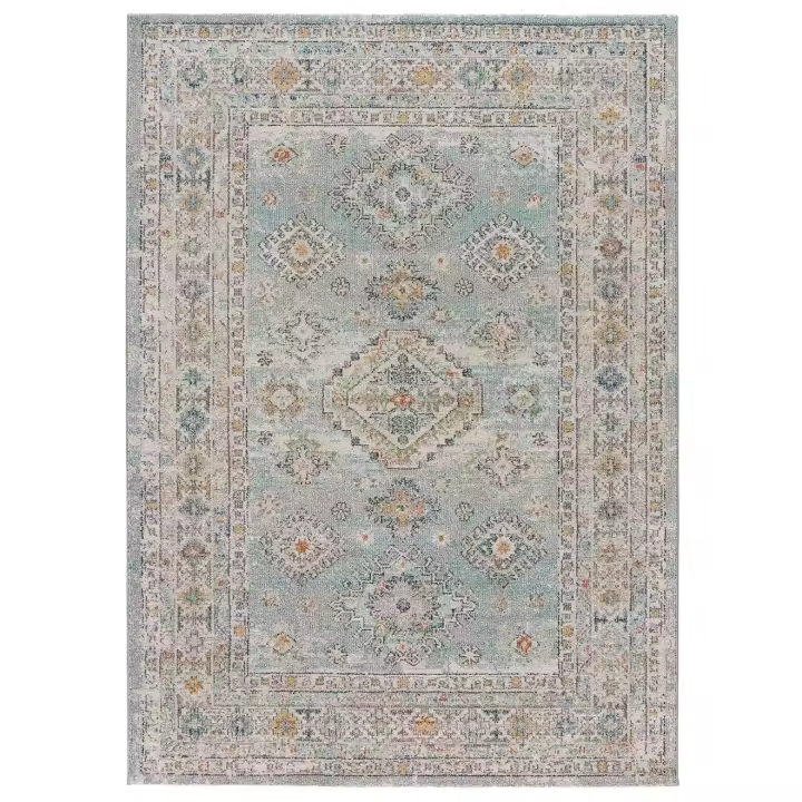 ATTICGO Alfombra de Interior Estilo Vintage en Azul - Parma 54570  80x150, 120x170, 160x230 cm - 1