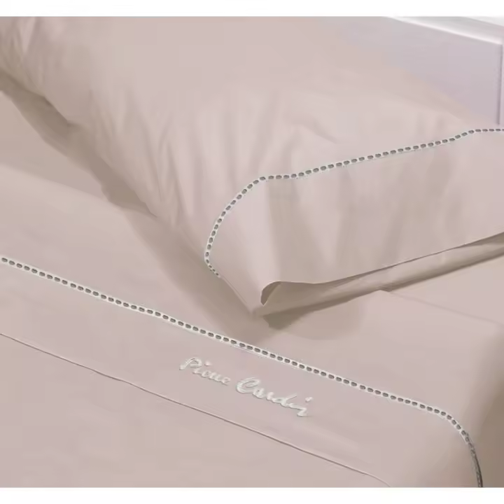 Pierre Cardin - Juego de Sábanas Pierre Cardin ARCADIA Rosa Cama de 90 - 1