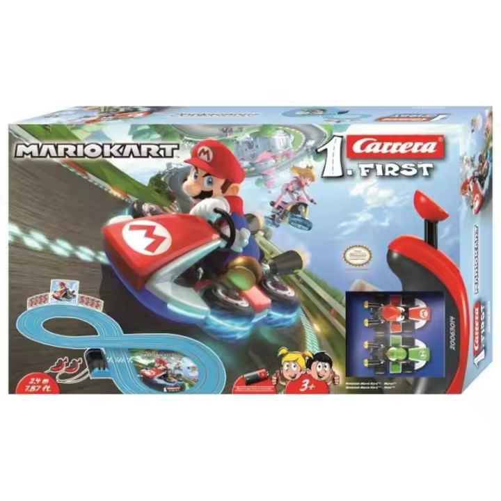 Circuito Coches de Carrera Mario Kart y Yoshi Nintendo - Carrera First SUPER MARIO - 1