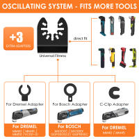 10Pcs Hojas De Sierra Oscilante De Bimeta Multifuncional Kit De Hojas De Sierra De Multiherramienta Para DIY En El Hogar - details 5