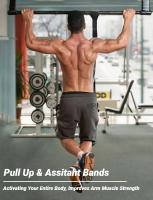 Banda De Resistencia De Látex Para Pilates Y Ejercicios De Fuerza Resistente Auxiliar De Agarre Para Deportes Y Entrenamiento De Fitness Equipo De Elasticidad Para Brazos Piernas Abdomen Y Espalda - details 4
