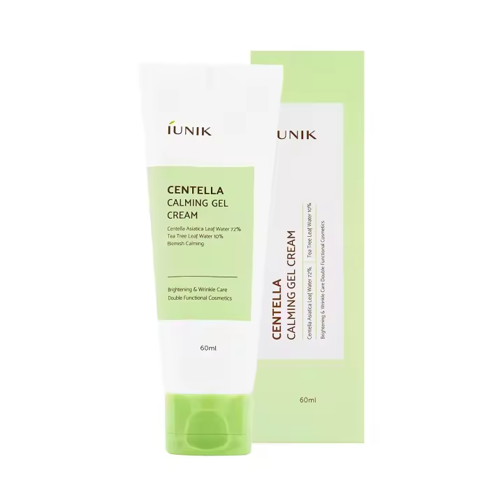 CREMA FACIAL PARA PIEL GRASA Y SENSIBLE - IUNIK CALMING GEL CREAM - 1