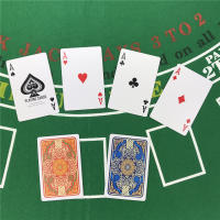 2pcs/Lote Tarjetas De Poker Texas Hold'em Impermeables En PVC Plástico Juego De Mesa Nariz Estrecha Tamaño 2.28x3.46 Pulgadas - details 1