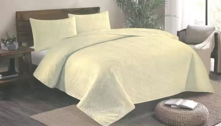 Printex Home - Colcha Bouti para Verano y Entretiempo - 90/105/135/150 cm - Poliéster - Reversible - Fina y Ligera - CON Fundas de Cojín 50 x 70 cm - ¡Renueva tu Cama esta Temporada! - 1