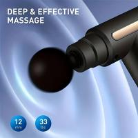 Masajeador De Músculo Fascial Gun Masajeador De Percusión Manoportable Para Corporal Espalda Y Cuello Pierna Batería Recargable 2000mAh Velocidad De 2800rpm - details 4