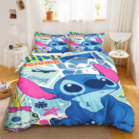 Juego De Sábanas Lilo Y Stitch 3pcs 100% Poliéster Sin Relleno Para Niños Y Niñas Diseño De Stitch Cama De Poliéster - details 7