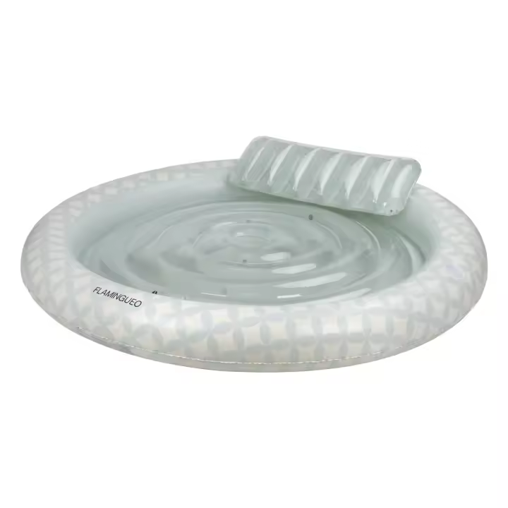 Flamingueo Colchoneta Piscina Flotadores Piscina Colchoneta Playa Hinchables Para Piscina Flotador Gigante Piscina Hinchable (204 x 204 x 52 cm) - 1