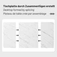 Conjunto de Mesa y sillas de Comedor con patas metálicas de Diseño y Sillas huecs de ante Cream, elegantes y cómodos para el comedor - details 7