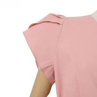 Vestido De Verano Elegante ZANZEA Para Mujer Moda OL Trabajo Corto Manga Vestido Casual Sólido A-Line Kaftan Sarafans Robe Femme - details 16