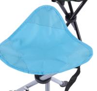 LILI HOME Pack de 2 Taburetes Plegables 30 x 30 x 40 cm - Se envía en color aleatorio - Con una estructura robusta de hierro y un asiento de textileno, estos taburetes son perfectos para relajarte junto al mar. Perfectos para usar en la playa, camping, - details 2