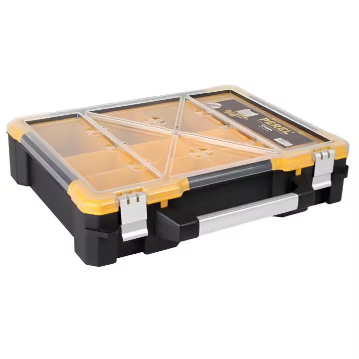 Perel Organizador de Plástico con Cajones Extraíbles - 490 X 420 X 115 Mm - Organización Eficiente - 1