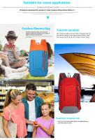 Mochila De Viaje Casual Unisex Impermeable Para Hombres Y Mujeres Con Patchwork Gran Capacidad 20-35 Litros Para Escalada Y Exterior - details 11