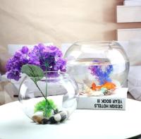 Elegantes Peceras de Cristal Redondas - Un Toque de Belleza Serena para tu Hogar u Oficina - details 0