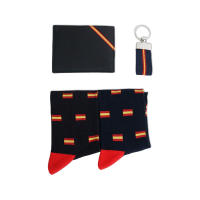 Pack Regalo Día del Padre - España - 2 pares de Calcetines + Cartera + Llavero - Colores Surtidos - details 13