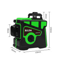 Nivel Láser 3D De 12 Líneas Auto-nivelado 360 Grados Horizontal Y Vertical Haz Láser Verde Super Potente Para Obras Y Bricolaje - details 1