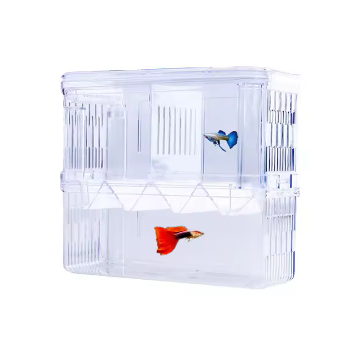 Caja De Cría Para Peces Pez Pavo Real Acrílico Acrílico Caja De Aislamiento Acuario Incubador De Huevos Caja De Cría De Peces - 1