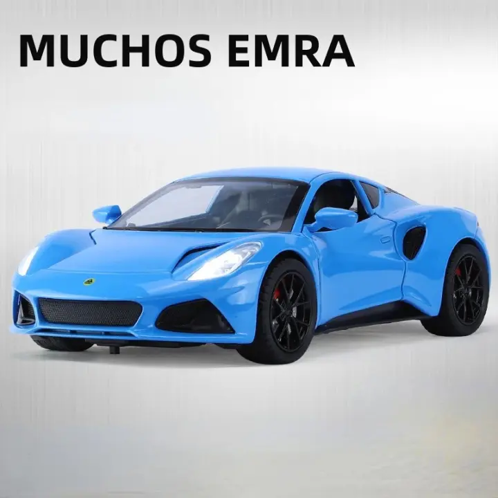 Coche De Juguete Lotus Emira a Escala 1/24 En Aleación De Zinc Con Sonido Y Luz Modelo Deportivo Para Coleccionistas Boys - 1